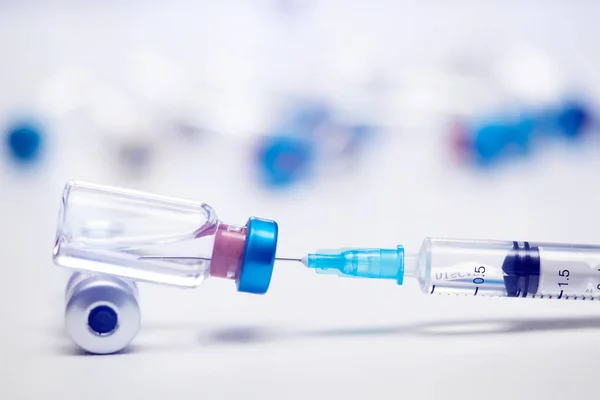 Vaccine Injektionssprøjte Til Forebyggelse Immunisering Behandling Coronavirusinfektion Covid Ncov 2019 - Stock-foto