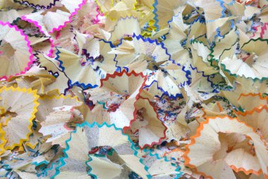 Varicoloured tıraş olurken kalem