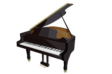 düz tasarım piyano