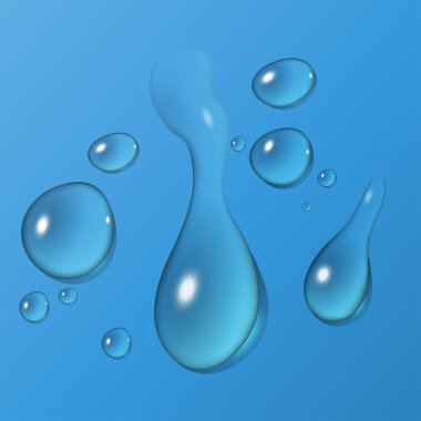 water drop vector clipart