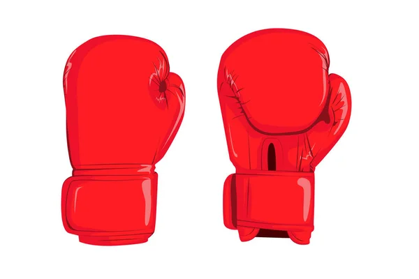 Illustration de gants de boxe — Image vectorielle