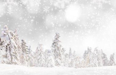 Soyut arkaplanda Noel süslemesi