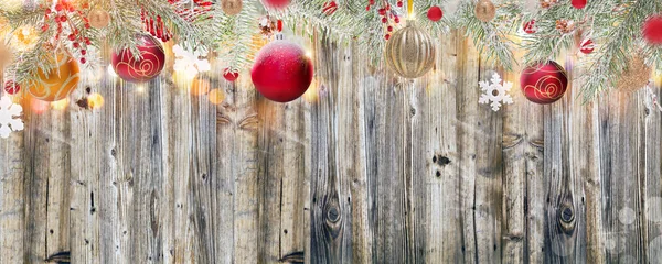 Dekorasi Natal pada latar belakang abstrak — Stok Foto
