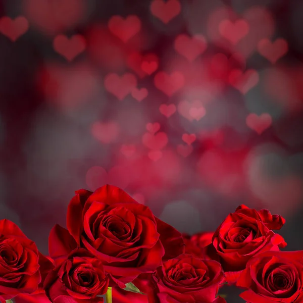 San Valentino rosa rossa sfondo astratto . — Foto Stock