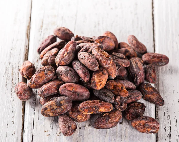 Patrón del fondo de granos de cacao — Foto de Stock