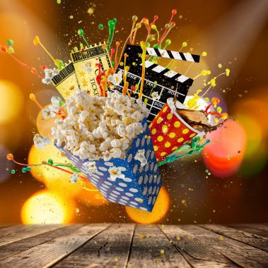 Mısır, sinema bileti, Klaket ve diğer şeyler hareket.