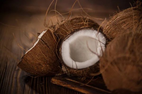 Close up van een kokosnoten — Stockfoto
