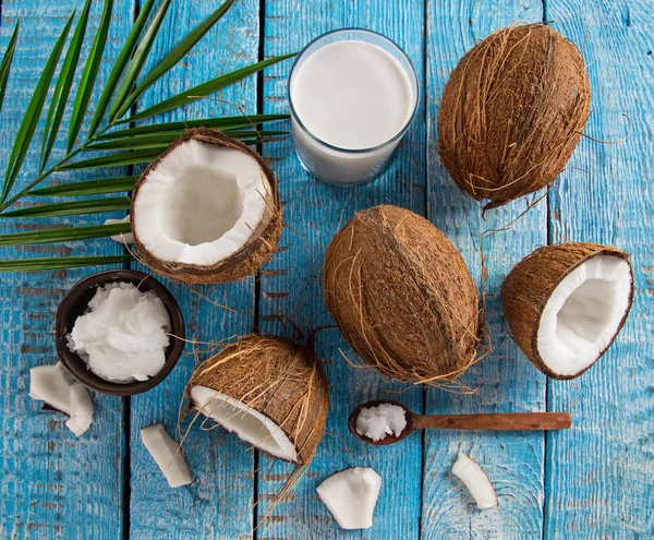 Primo piano di una noce di cocco — Foto Stock