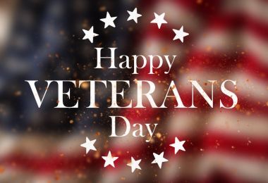 Amerika Birleşik Devletleri bayrağı. Gaziler günü kavramı