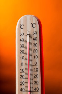 Celsius termometre ile sıcak arka plan