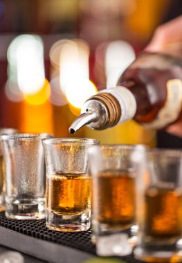 Aşısı çubuğundaki Resepsiyon.