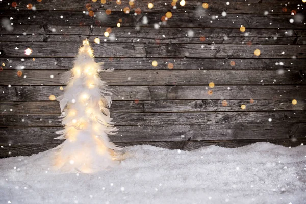 Decoración de Navidad sobre fondo de madera —  Fotos de Stock