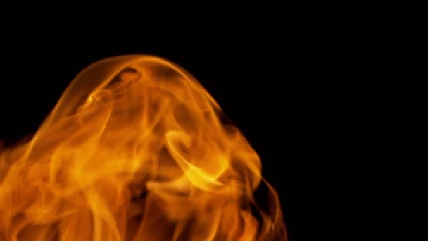 Zdjęcia z eksplozji ognia z szybką kamerą z prędkością 1000fps, — Wideo stockowe