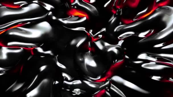Abstract molten liquid in super slow motion. — Stock Video