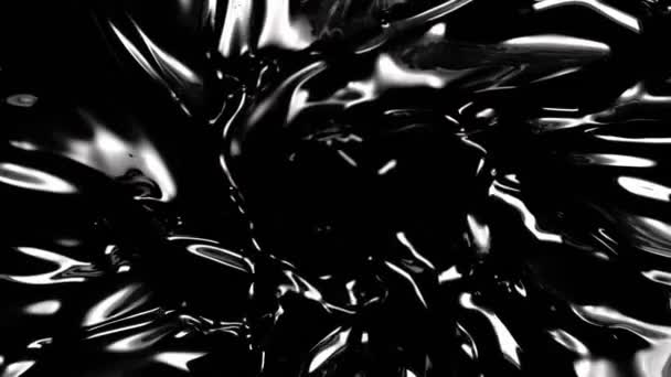 Líquido fundido abstracto en cámara súper lenta. — Vídeos de Stock