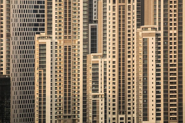 Dubai skyscrapers. Dubai futuristic skyline. — Stock Photo, Image