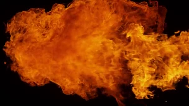Incendie tir d'explosion avec caméra à grande vitesse à 1000fps,