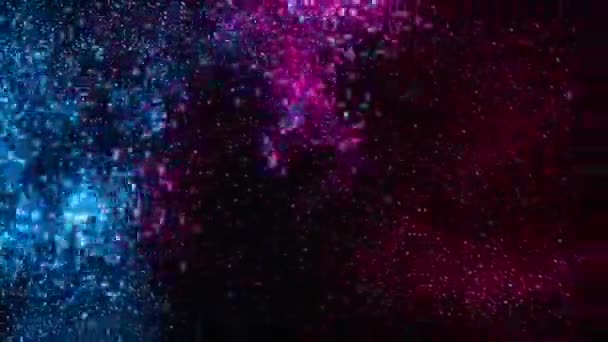 Abstrakte farbige Lichter glänzende Kunst Hintergrund 4k, Super Zeitlupe — Stockvideo