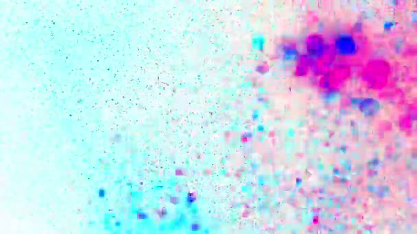 Fond d'art brillant abstrait lumières colorées 4k, super ralenti — Video