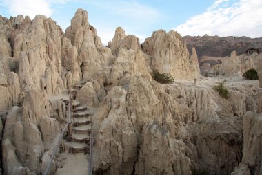 Valle De La Luna rock formations, La Paz, Bolivia