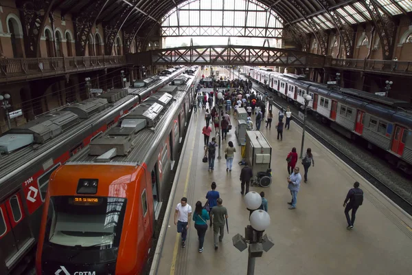 Luz stationen i propionatprodukter järnvägssystemet i Sao Paulo — Stockfoto