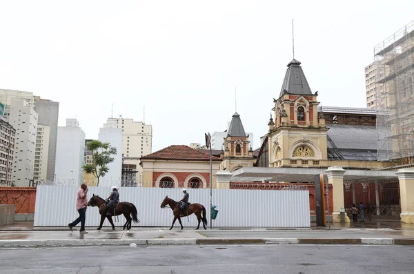 L'ancienne gare de Luz du système ferroviaire CPTM à Sao Paulo — Photo