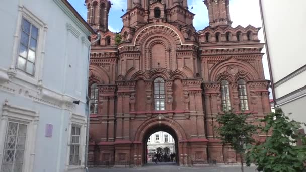 Bogoyavlensky Campanario Catedral Catedral Epifanía Kazán Tartaristán Rusia — Vídeos de Stock