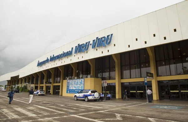Боливия Санта Крус Сьерра Февраля 2017 Терминал Международного Аэропорта Виру — стоковое фото