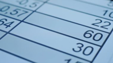 Menkul Kıymetler Borsası istatistikleri ekran cihaz üzerinde çok dokunaklı. Yakın çekim