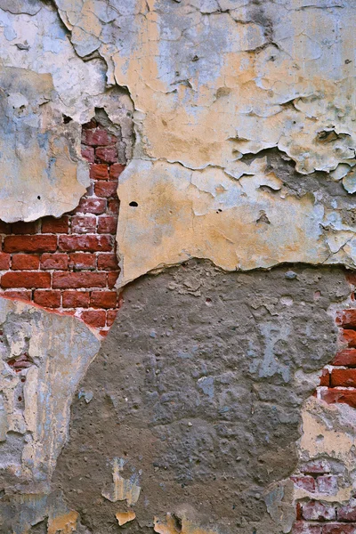 Тріснув бетон вінтажний цегляний фон стіни. гранжевий фон — стокове фото