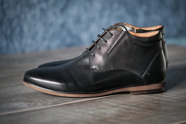Par de zapatos de cuero de los hombres — Foto de Stock