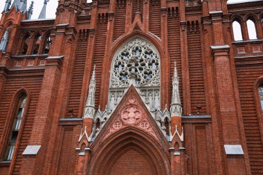 Neo-Gotik katedral yakın çekim