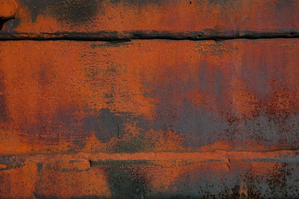 Background, texture, empty space for design. Rough, rough surface. Rusted metal surface closeup. Place for text — Stock Photo, Image