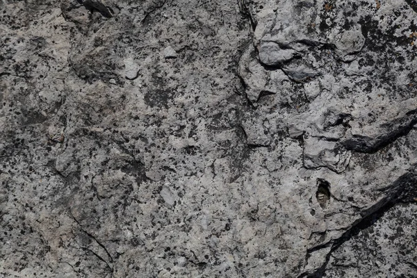 Textur aus grauem Stein. Hintergrund, Freiraum für Gestaltung. abstrakte Steinoberfläche in Nahaufnahme — Stockfoto