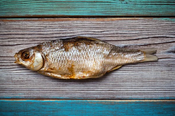 Vobla, Kaszpi roach. szárított, sózott hal — Stock Fotó
