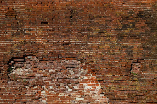 Vintage Brick Wall Background Texture Red Brick — Stock Photo, Image