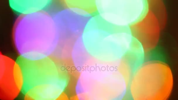 Glinsterende Bokeh Feestelijke Abstracte Achtergrond — Stockvideo