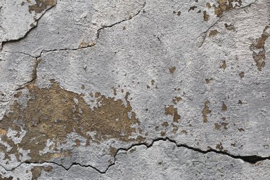 Çatlak beton dokusu. Boş bir arkaplan. Taş yüzey