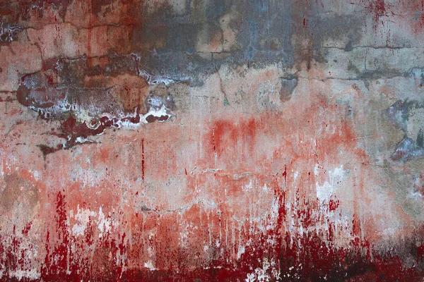 Textura Fondo Una Vieja Pared Hormigón Con Pintura Pelada — Foto de Stock