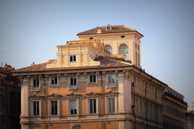 Piazza Venezia, Rome, Pigna bölgesinde inşaat alanı