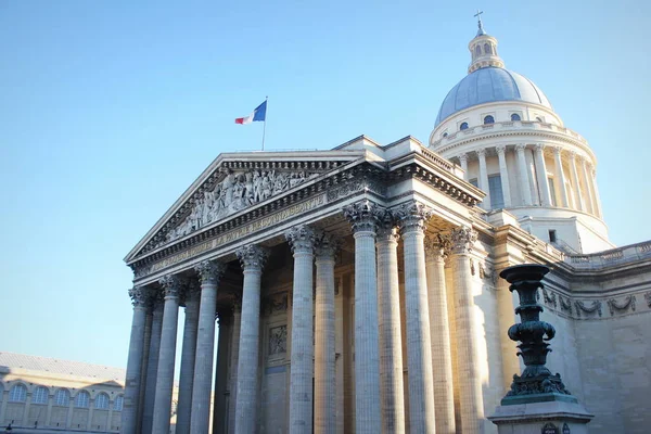 Historické Pantheon v okrese Quartier Latin, Paříž, Francie — Stock fotografie
