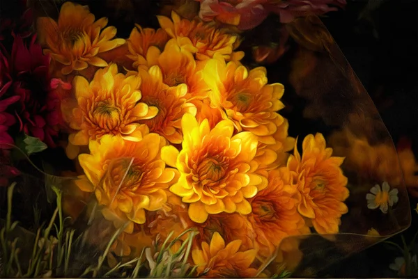 Varietà colorata di fiori Immagini Stock Royalty Free