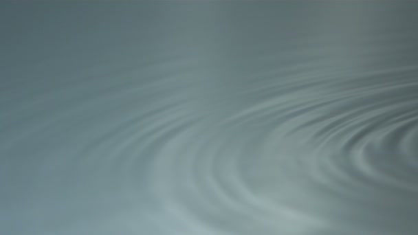 Slow motion rippling puddle — Stock Video