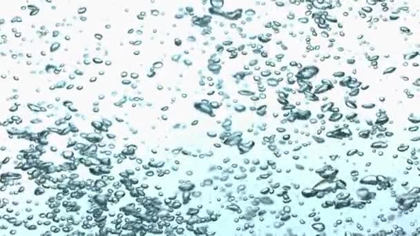 Slow motion water bubbles galore — Stock Video