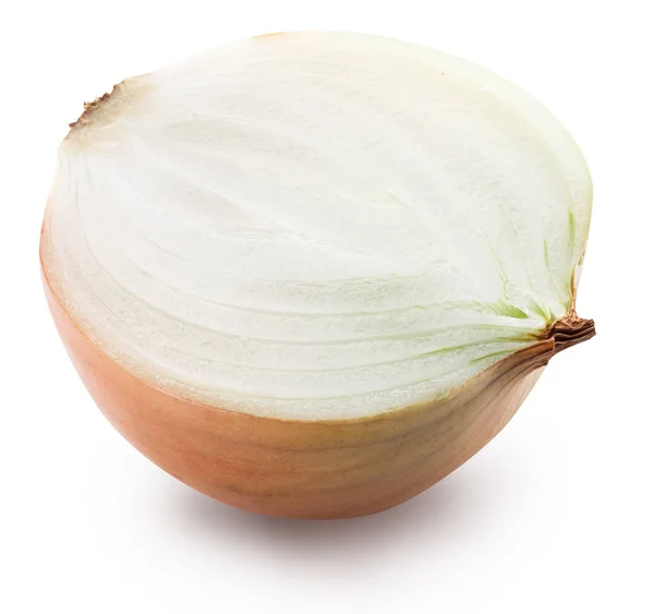 Half of bulb onion. File contains clipping paths. — Stock Photo, Image