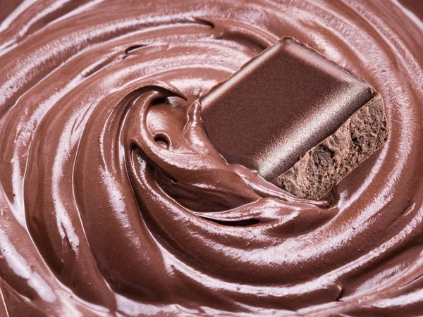 Melted chocolate or chocolate glaze. — Stock Photo, Image