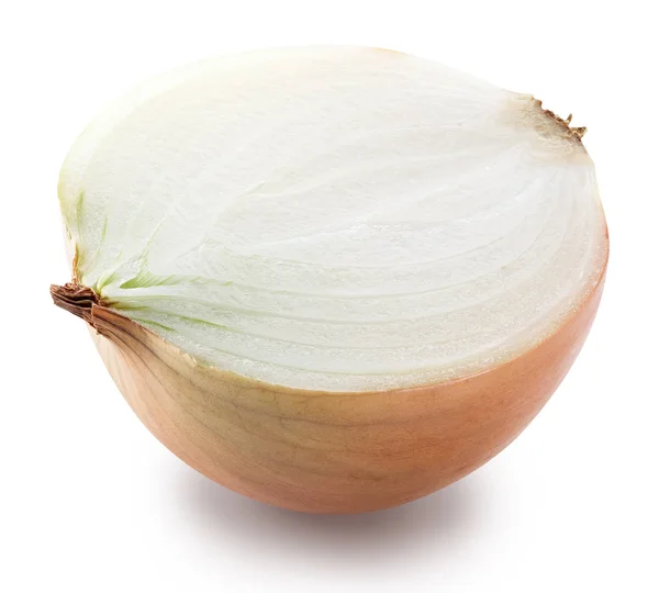 Half of bulb onion. File contains clipping paths. — Stock Photo, Image
