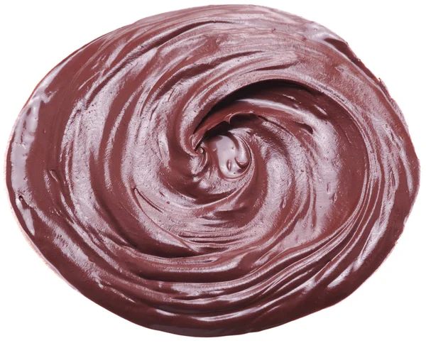 Розтоплений шоколад або шоколадна глазур . — стокове фото