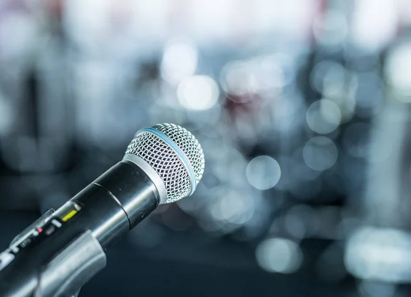 Closeup shot of microphone. — Stock Photo, Image