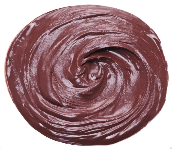 Cioccolato fuso o glassa di cioccolato . — Foto Stock